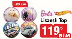 BARBİE/HOT WHEELS OYUNCAK LİSANSLI TOP 23 CM
